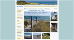 Desktop Screenshot of haus-marinus.de